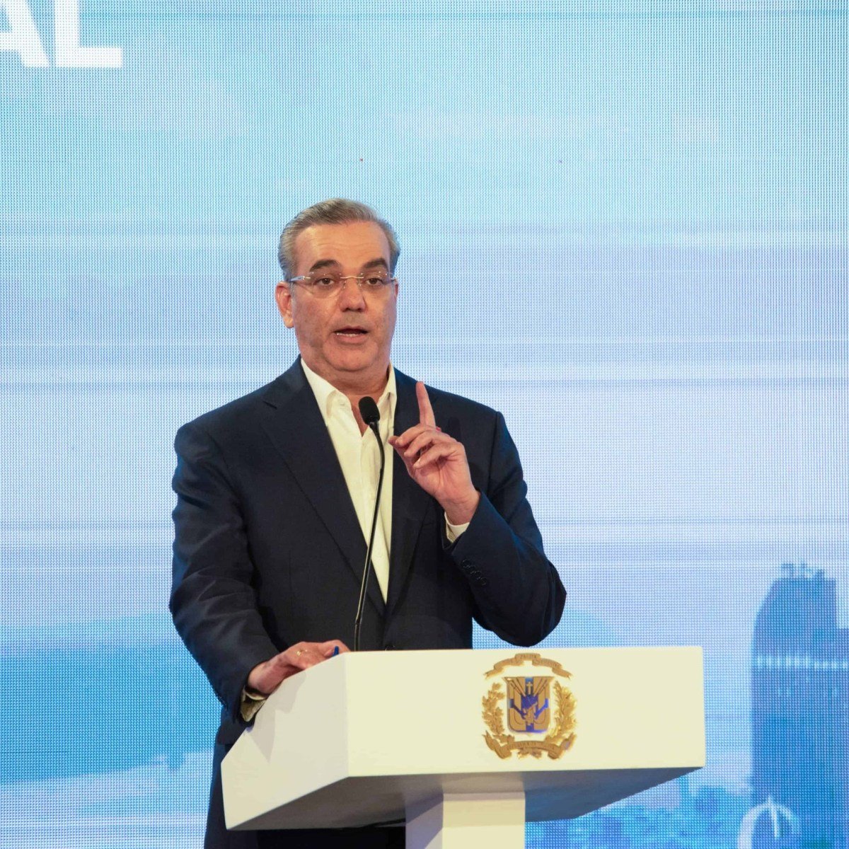 El presidente Luis Abinader habla sobre la tragedia en Jet Set durante LA Semanal con la Prensa. (DIARIO LIBRE/LUDUIS TAPIA)