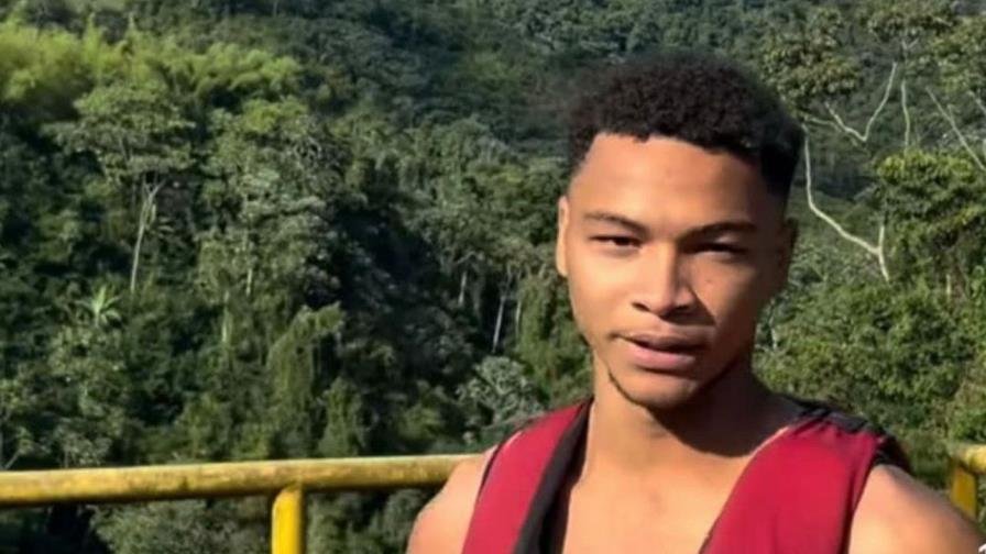 Wilson Miguel, quien servía de guía turístico en una excursión se encuentra desaparecido al ser arrastrado por la crecida de un río en Monseñor Nouel (FUENTE EXTERNA)
