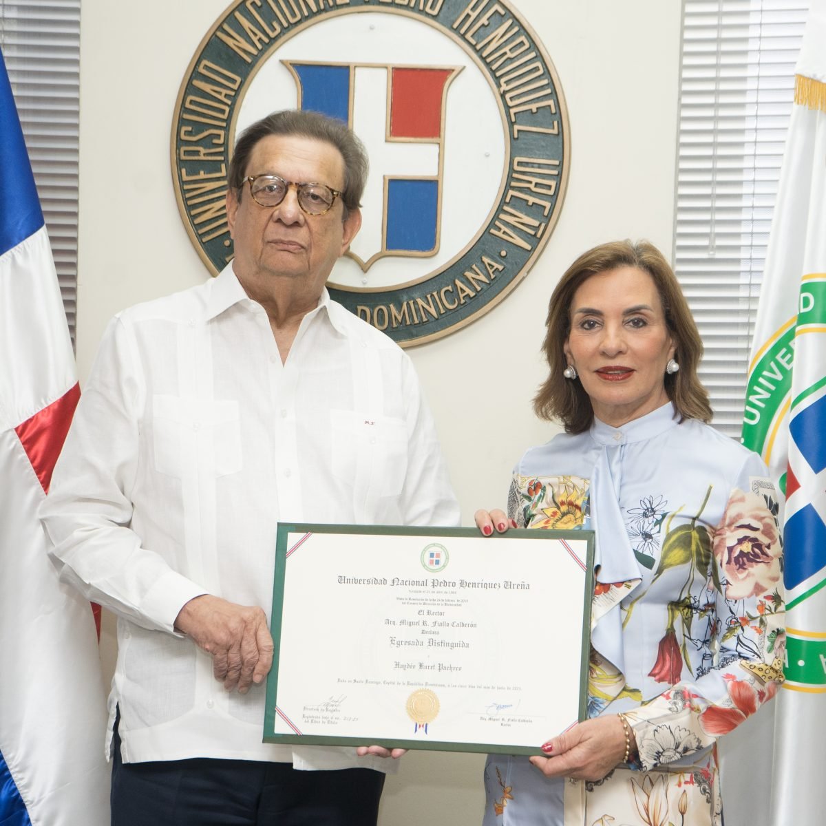 La UNPHU reconoce como «Egresada Distinguida» a Haydée Kuret de Rainieri – El Nuevo Diario (República Dominicana)