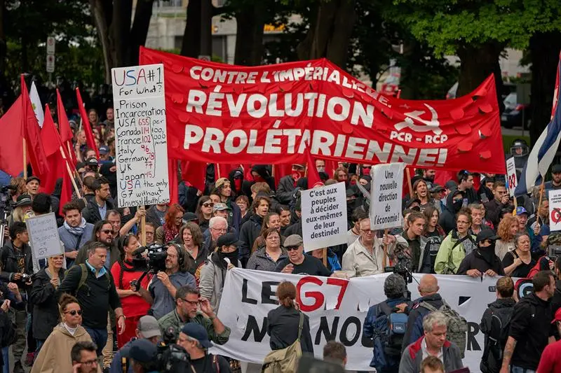 Centenares de personas se concentran en Calgary para protestar contra la Cumbre del G7 – El Nuevo Diario (República Dominicana)