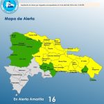 Ya son 16 las provincias en alerta amarilla por vaguada